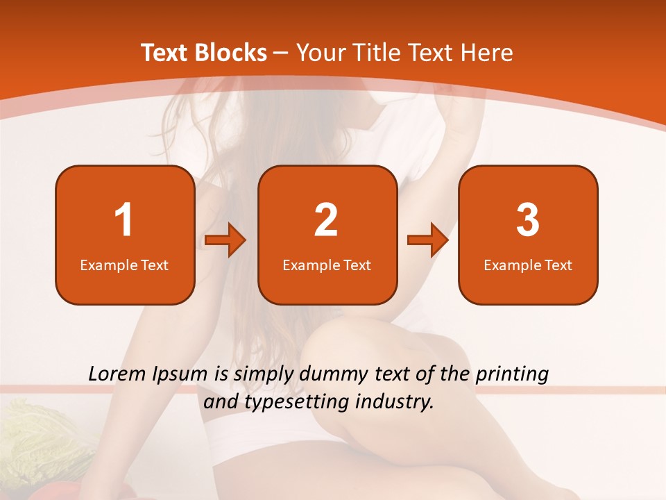 Cooking Lady Meal PowerPoint Template