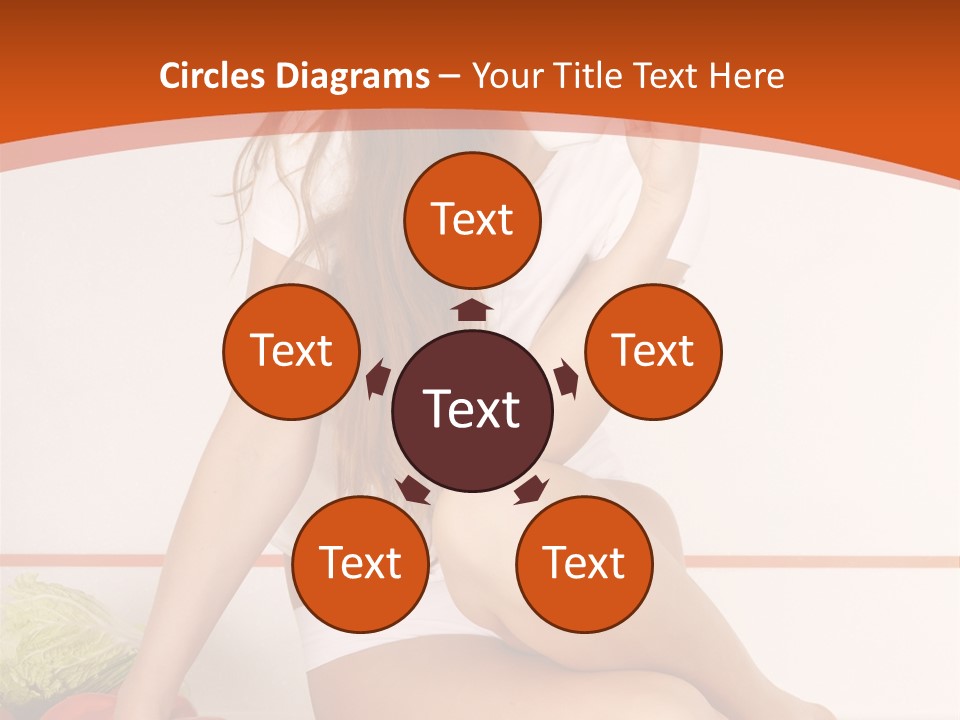 Cooking Lady Meal PowerPoint Template