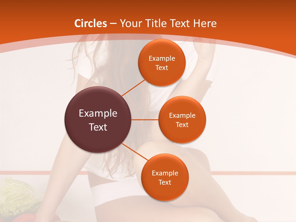 Cooking Lady Meal PowerPoint Template