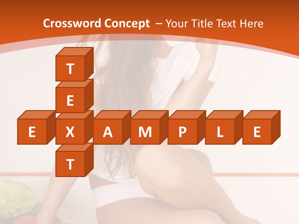 Cooking Lady Meal PowerPoint Template