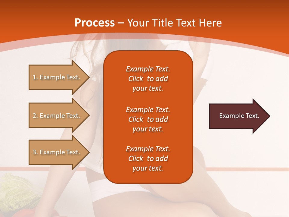 Cooking Lady Meal PowerPoint Template