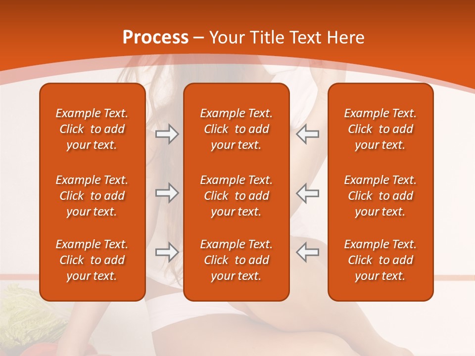Cooking Lady Meal PowerPoint Template