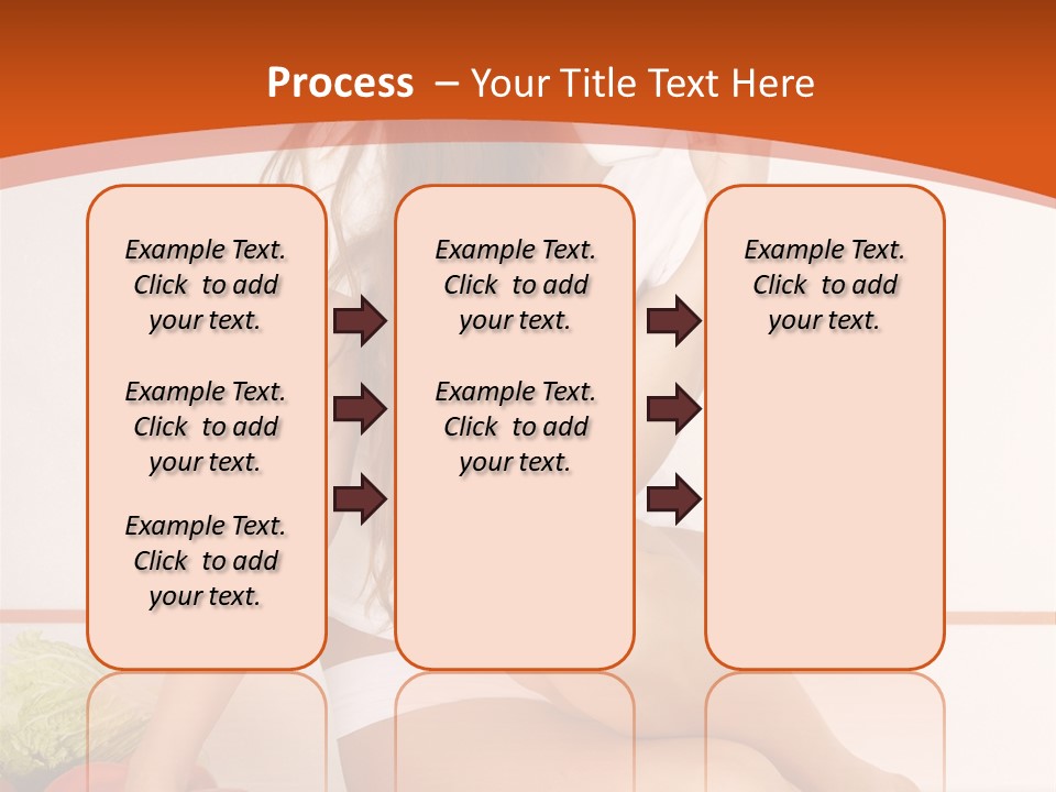 Cooking Lady Meal PowerPoint Template
