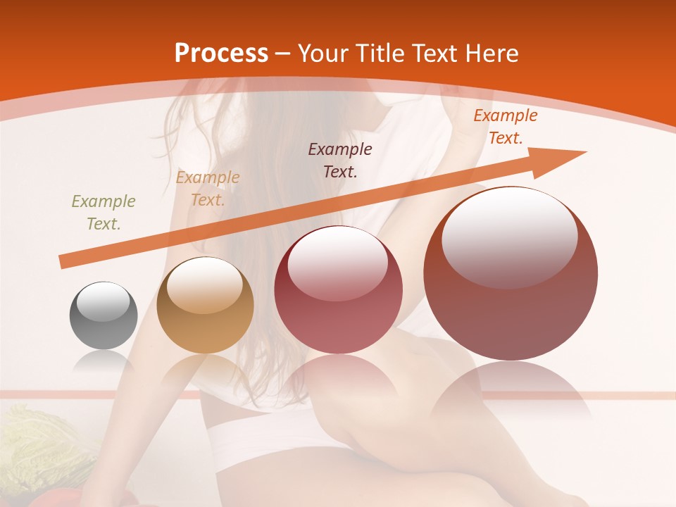 Cooking Lady Meal PowerPoint Template