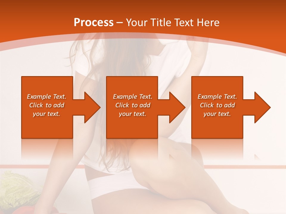 Cooking Lady Meal PowerPoint Template