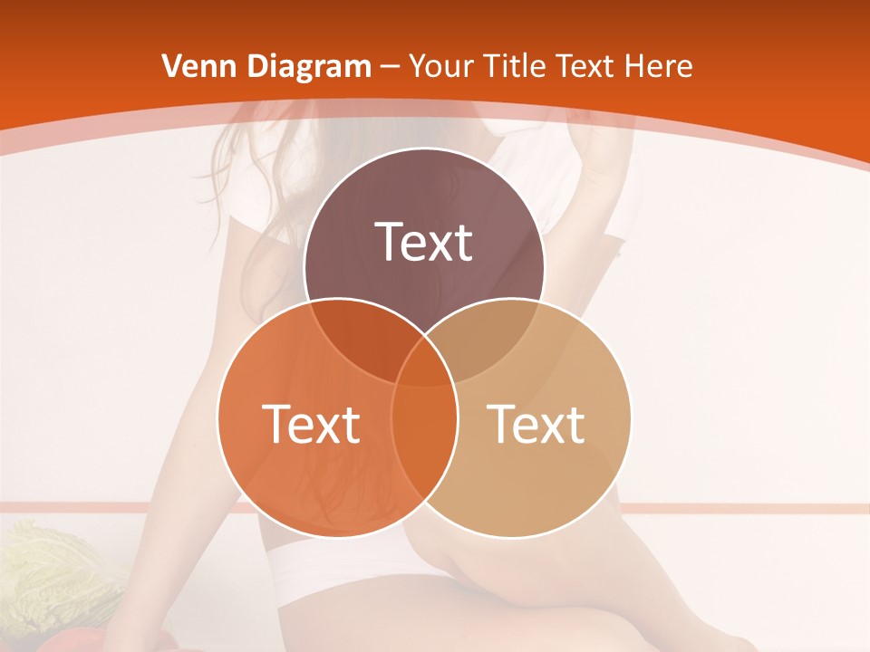 Cooking Lady Meal PowerPoint Template