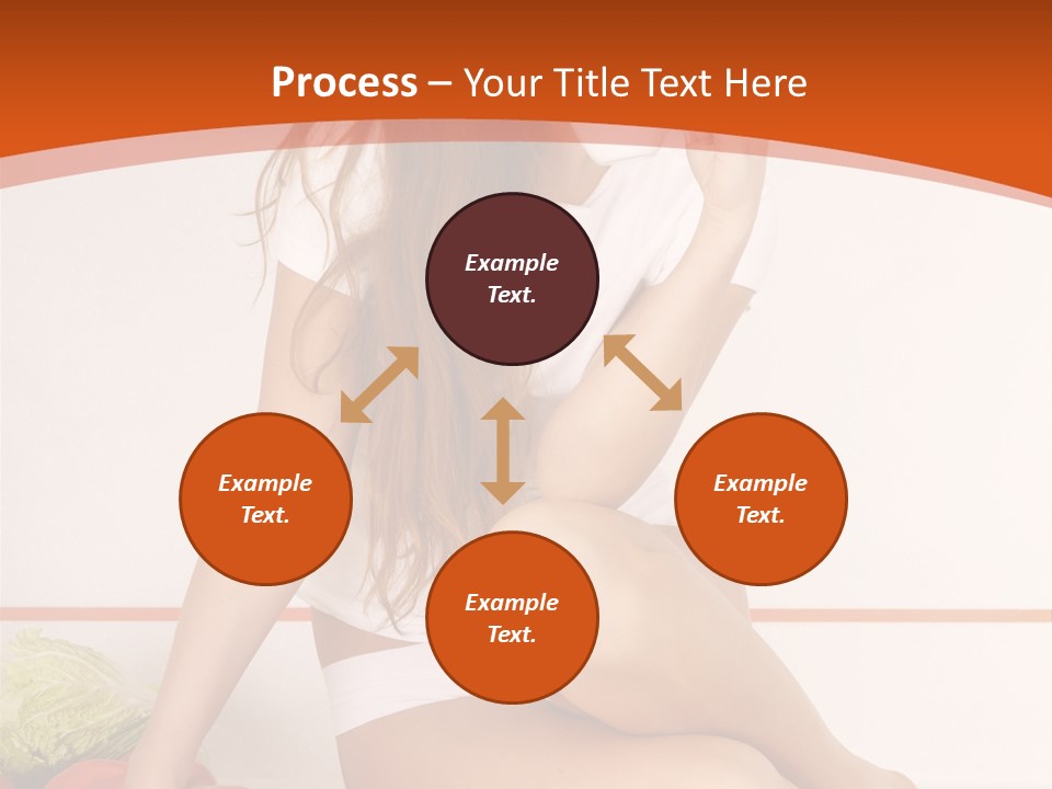 Cooking Lady Meal PowerPoint Template