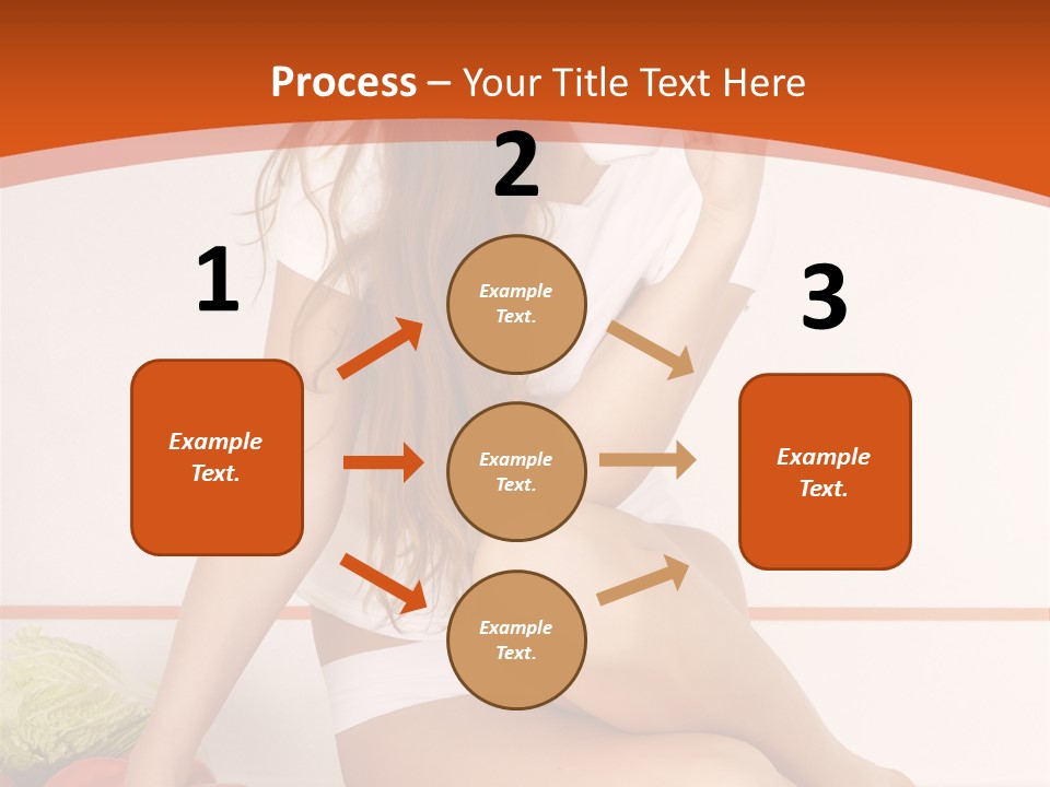 Cooking Lady Meal PowerPoint Template