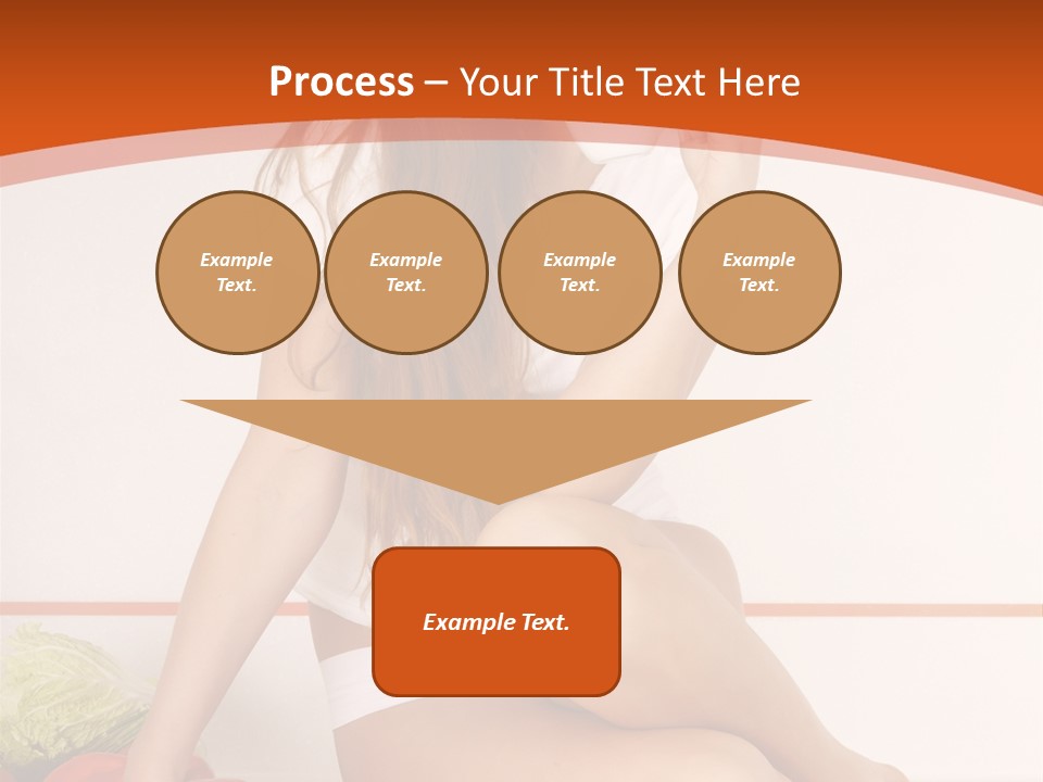 Cooking Lady Meal PowerPoint Template