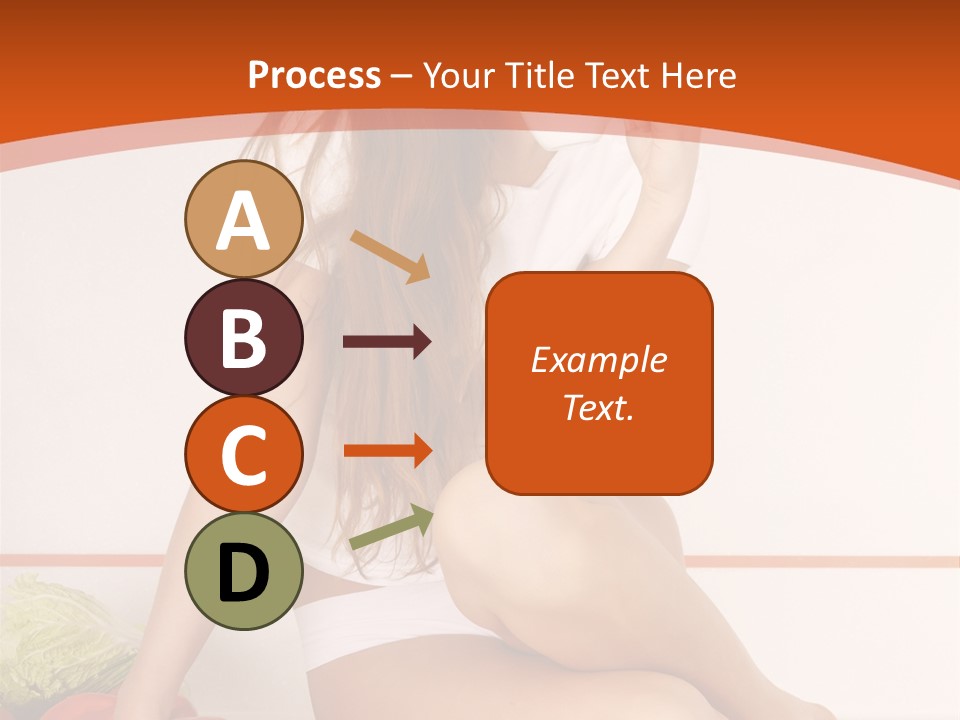 Cooking Lady Meal PowerPoint Template