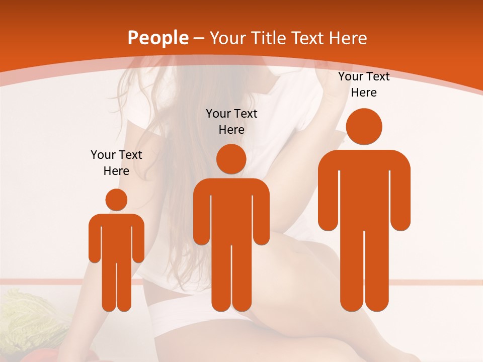 Cooking Lady Meal PowerPoint Template