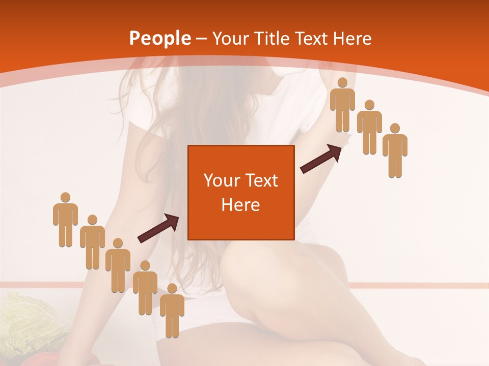 Cooking Lady Meal PowerPoint Template