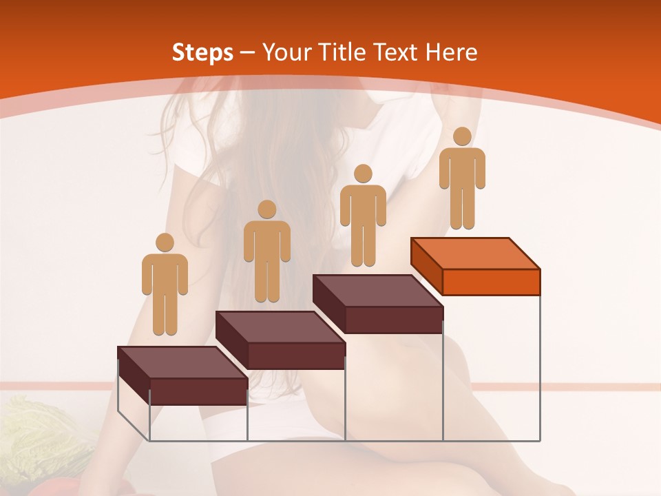 Cooking Lady Meal PowerPoint Template