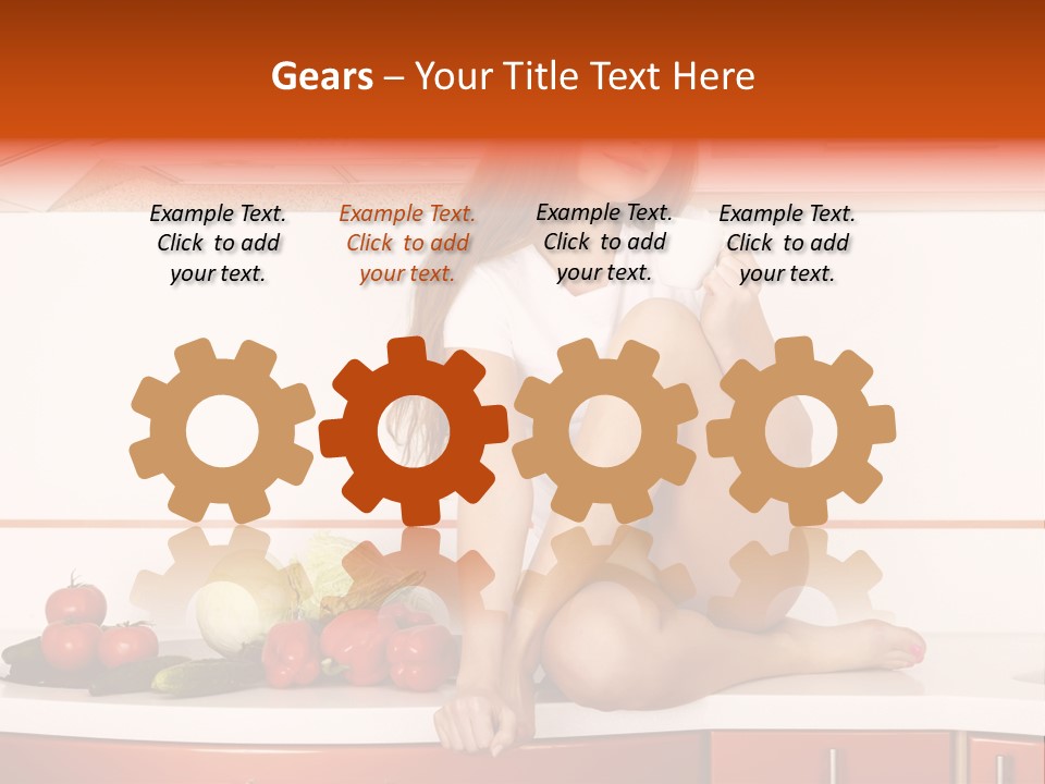 Tomato Diet Enjoying PowerPoint Template