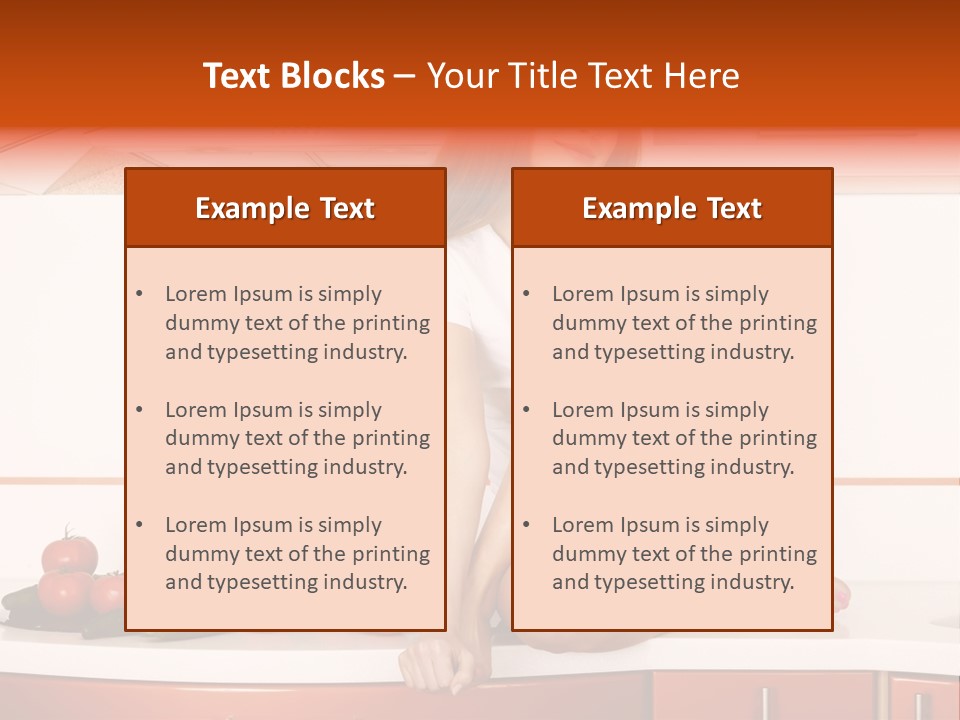 Tomato Diet Enjoying PowerPoint Template