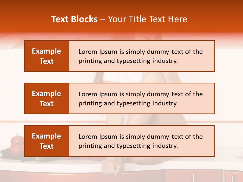 Tomato Diet Enjoying PowerPoint Template