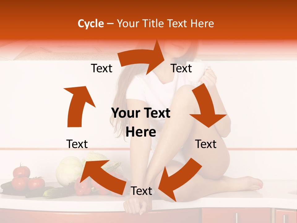 Tomato Diet Enjoying PowerPoint Template