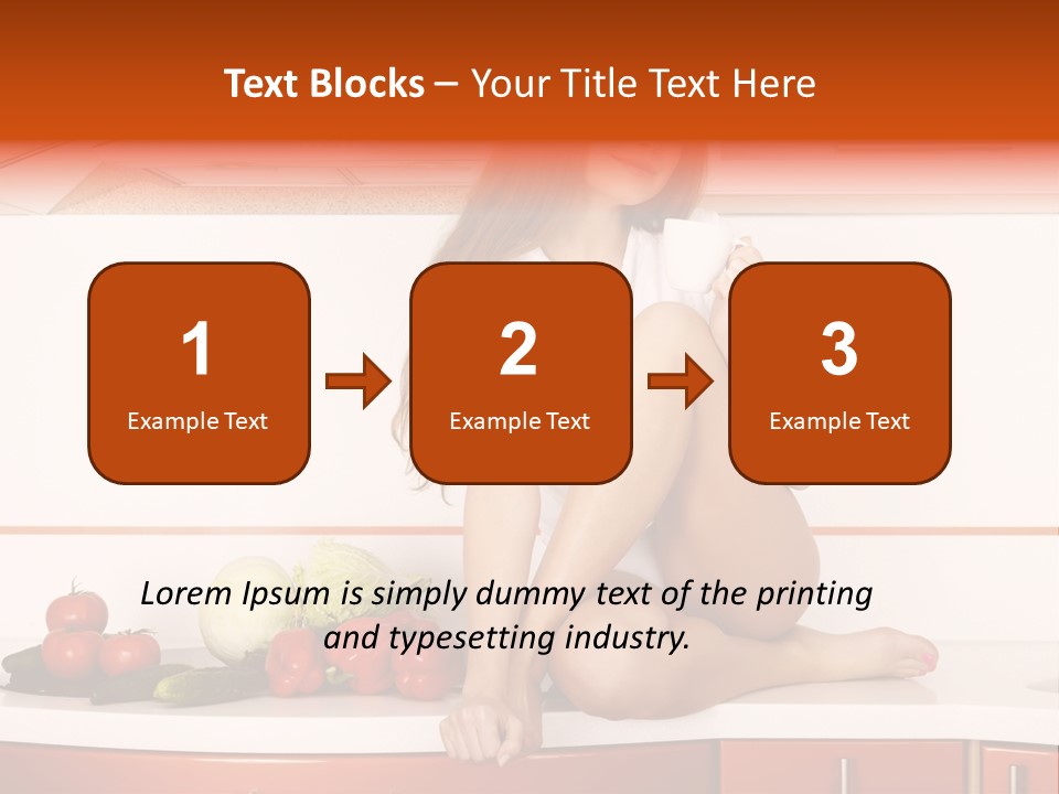 Tomato Diet Enjoying PowerPoint Template