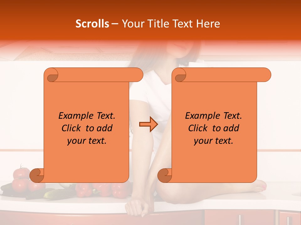 Tomato Diet Enjoying PowerPoint Template