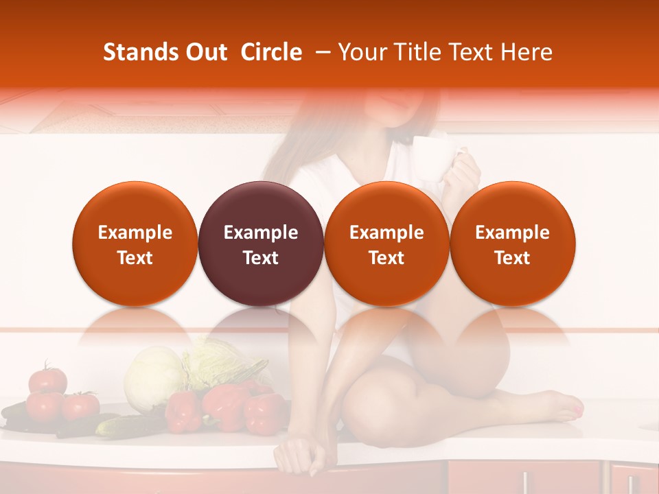Tomato Diet Enjoying PowerPoint Template