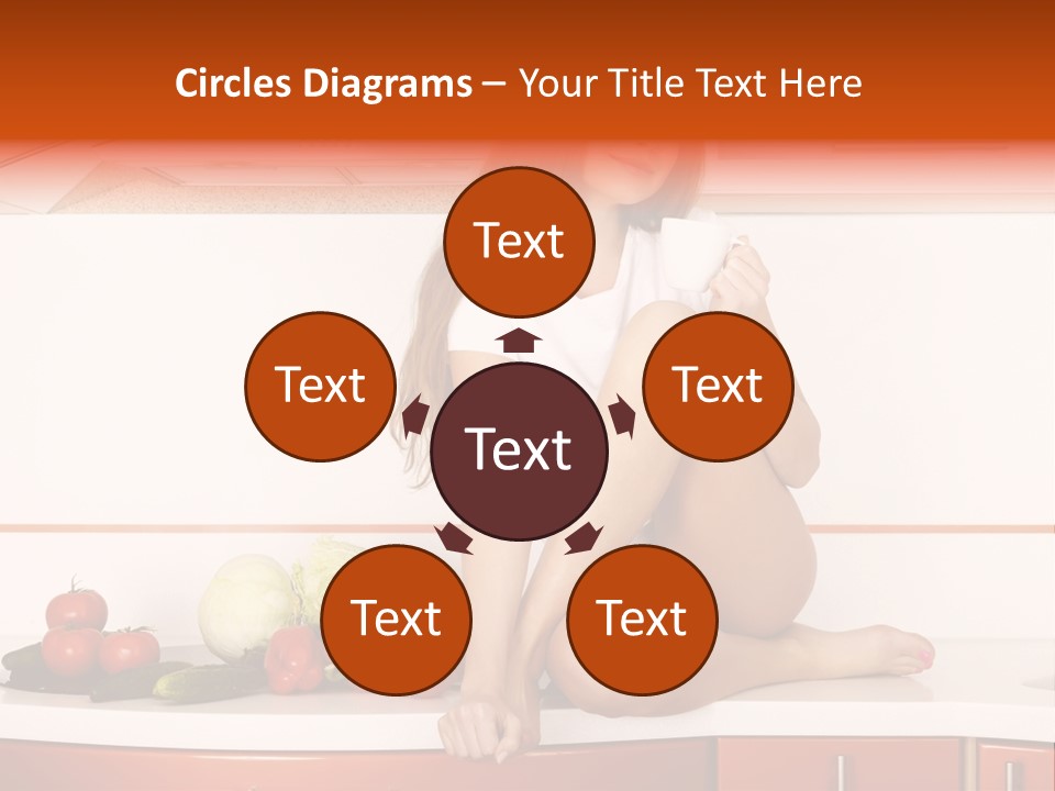 Tomato Diet Enjoying PowerPoint Template