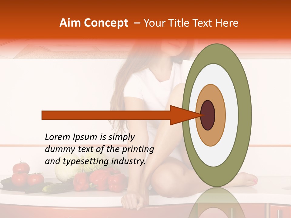 Tomato Diet Enjoying PowerPoint Template