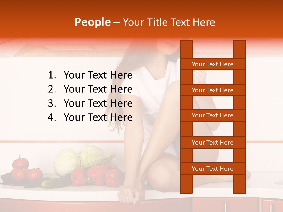 Tomato Diet Enjoying PowerPoint Template