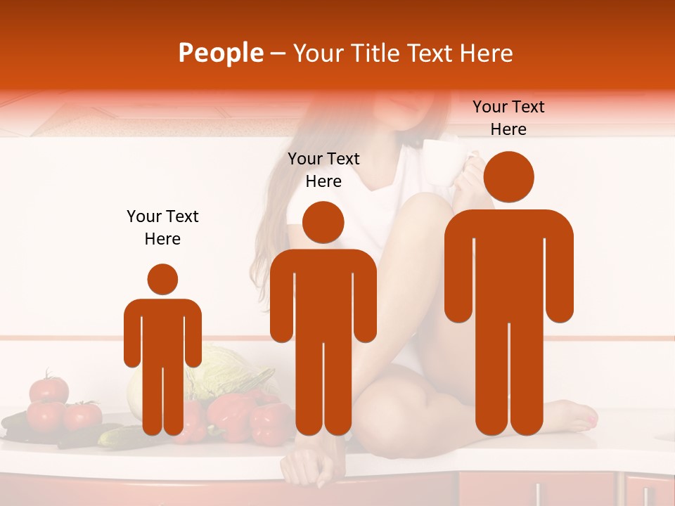 Tomato Diet Enjoying PowerPoint Template