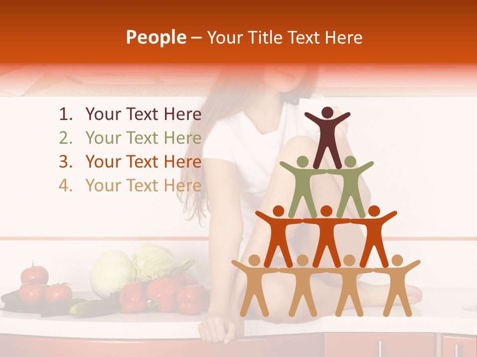 Tomato Diet Enjoying PowerPoint Template