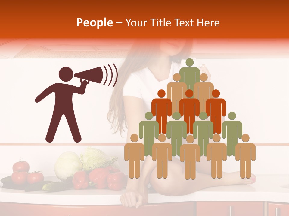 Tomato Diet Enjoying PowerPoint Template