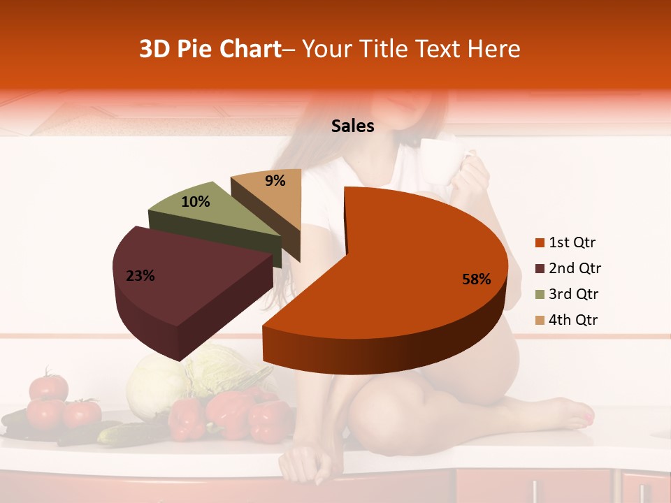 Tomato Diet Enjoying PowerPoint Template