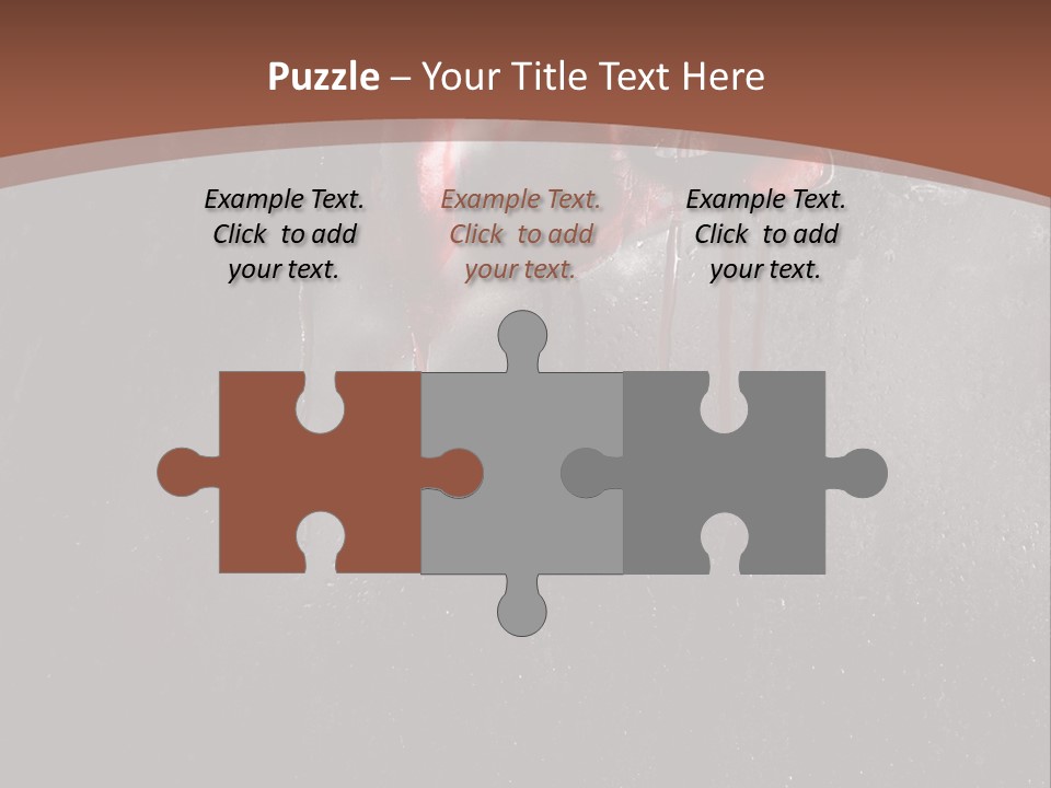 Red Spooky Kidnap PowerPoint Template