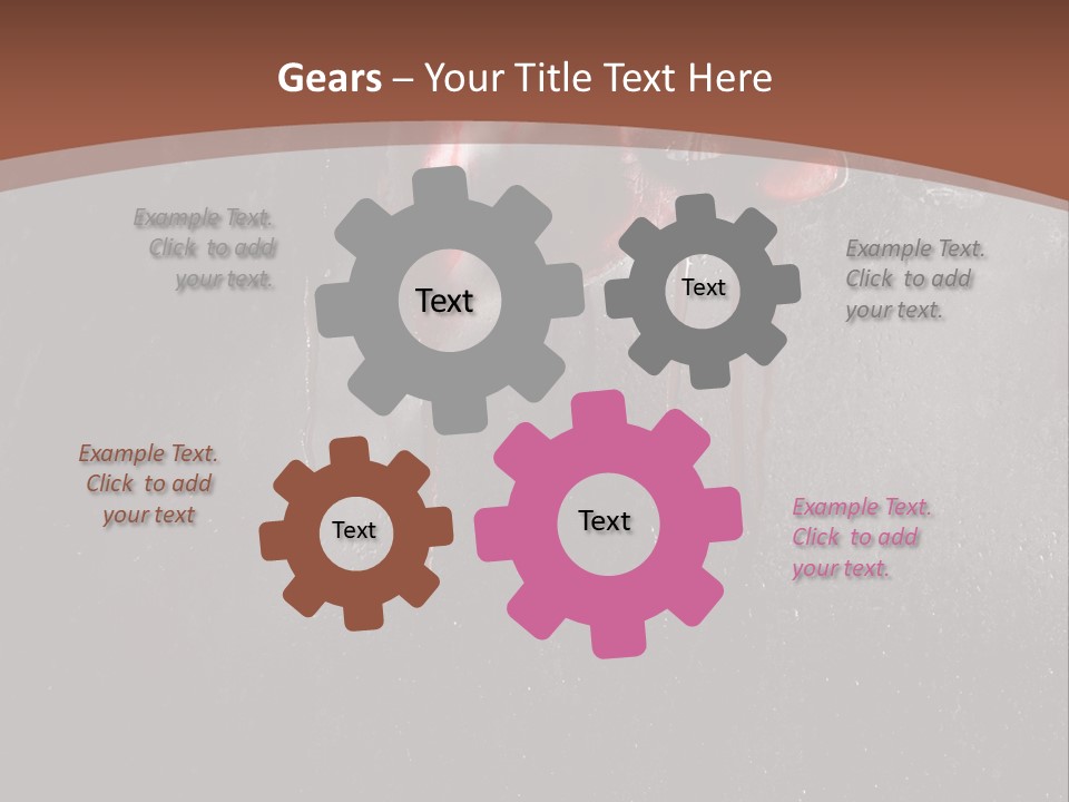 Red Spooky Kidnap PowerPoint Template