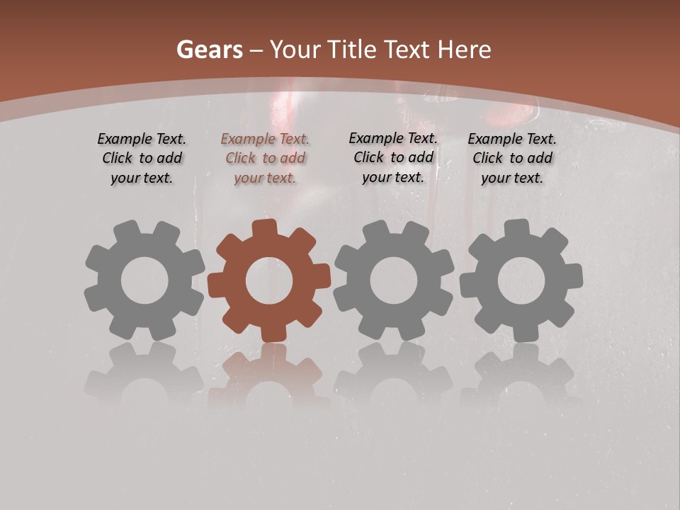 Red Spooky Kidnap PowerPoint Template