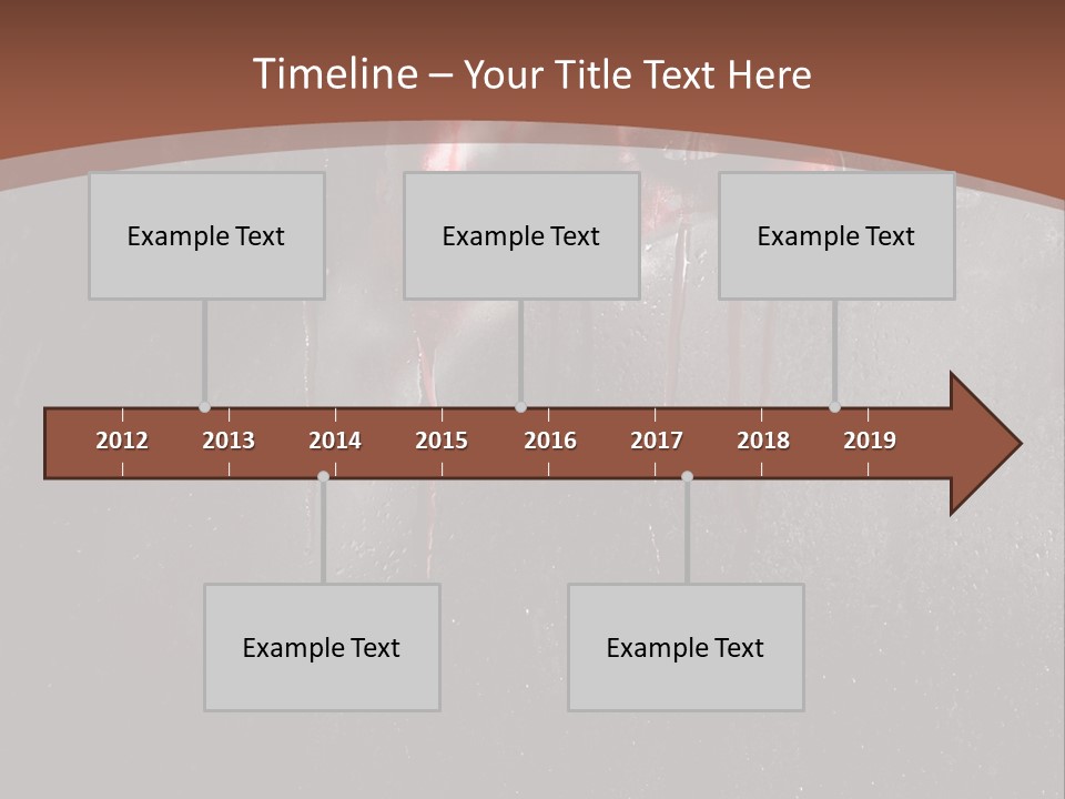 Red Spooky Kidnap PowerPoint Template