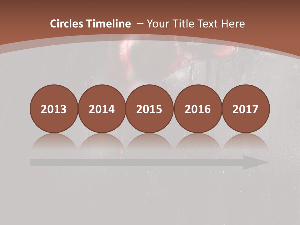 Red Spooky Kidnap PowerPoint Template