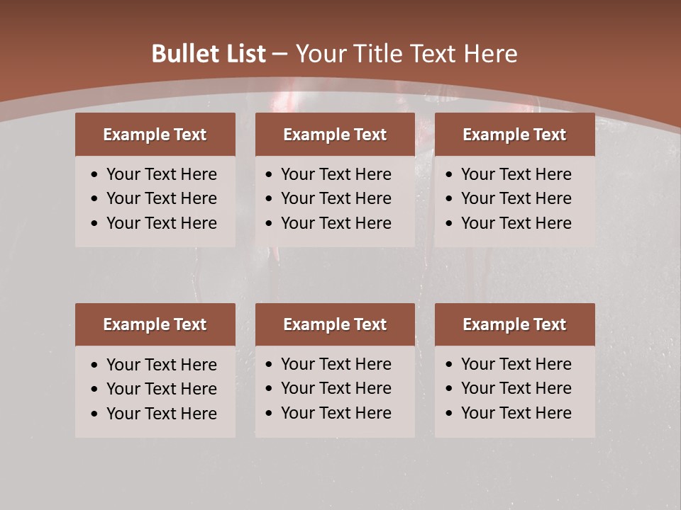 Red Spooky Kidnap PowerPoint Template