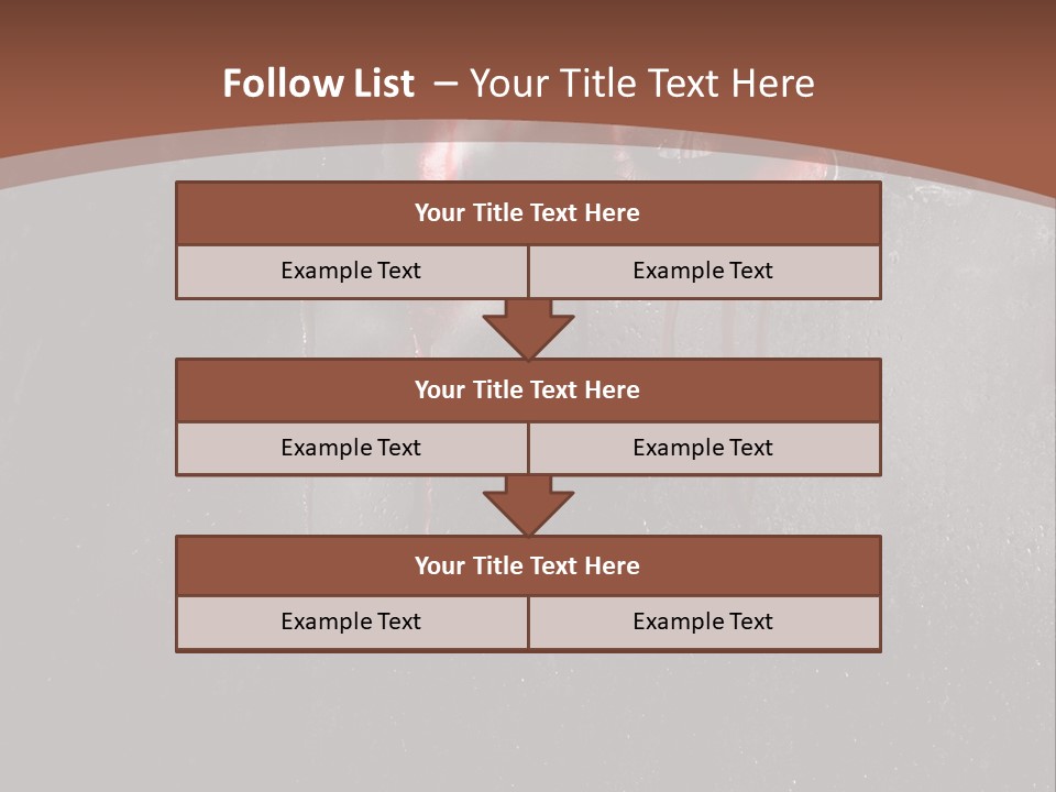 Red Spooky Kidnap PowerPoint Template
