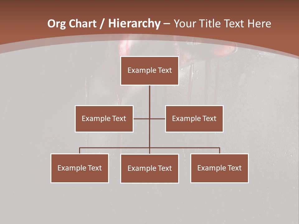 Red Spooky Kidnap PowerPoint Template