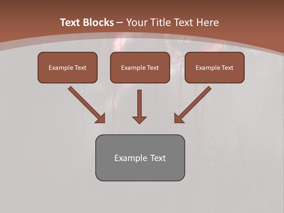 Red Spooky Kidnap PowerPoint Template