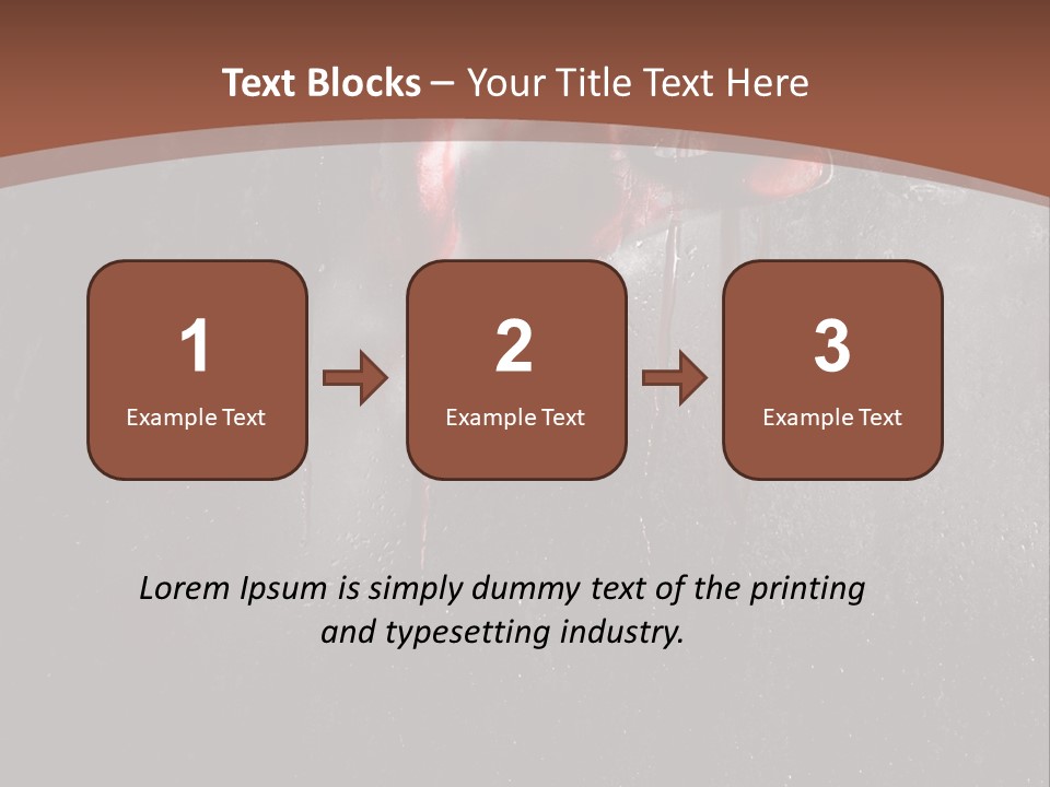 Red Spooky Kidnap PowerPoint Template