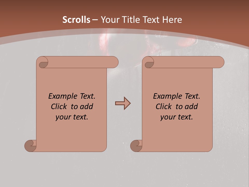 Red Spooky Kidnap PowerPoint Template