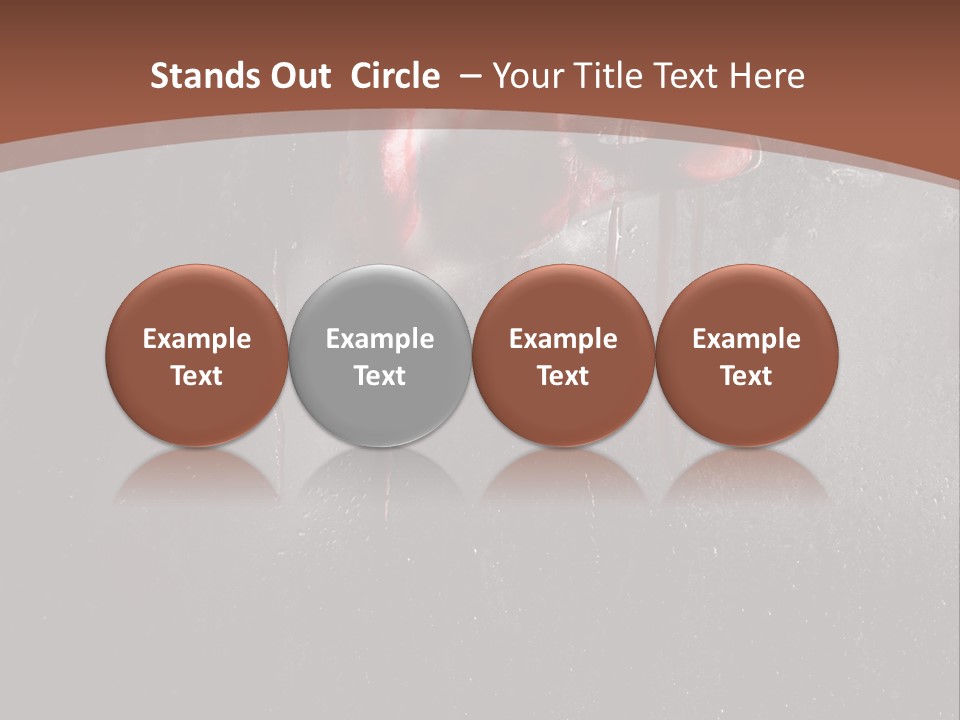 Red Spooky Kidnap PowerPoint Template