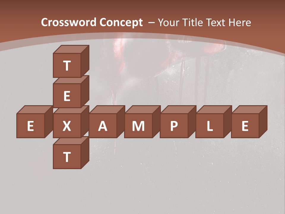 Red Spooky Kidnap PowerPoint Template