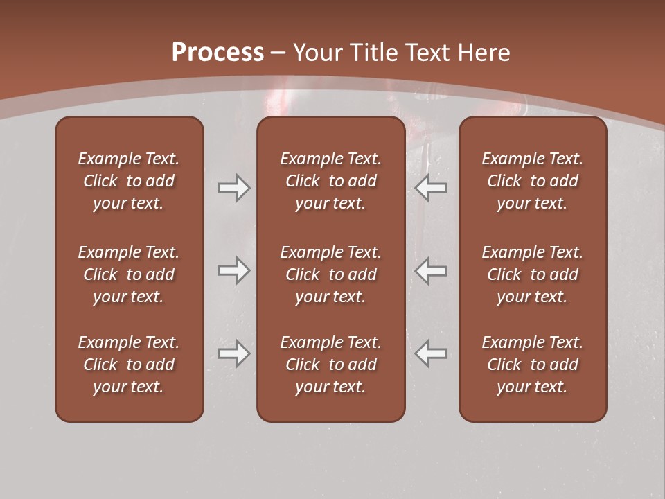 Red Spooky Kidnap PowerPoint Template