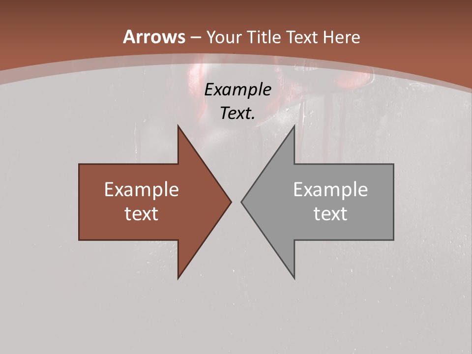 Red Spooky Kidnap PowerPoint Template