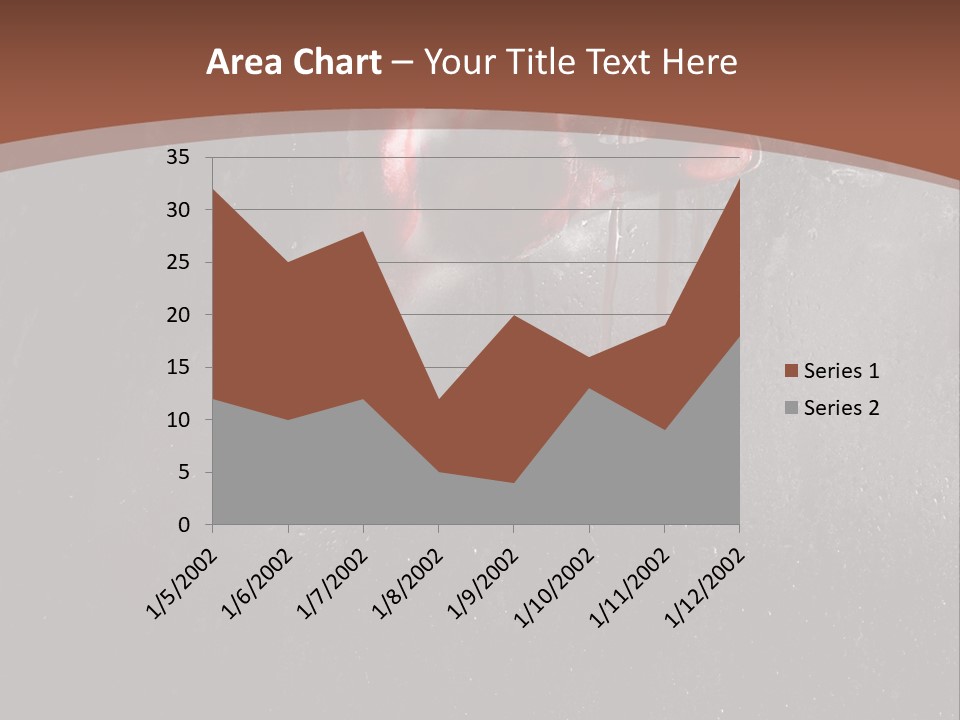 Red Spooky Kidnap PowerPoint Template