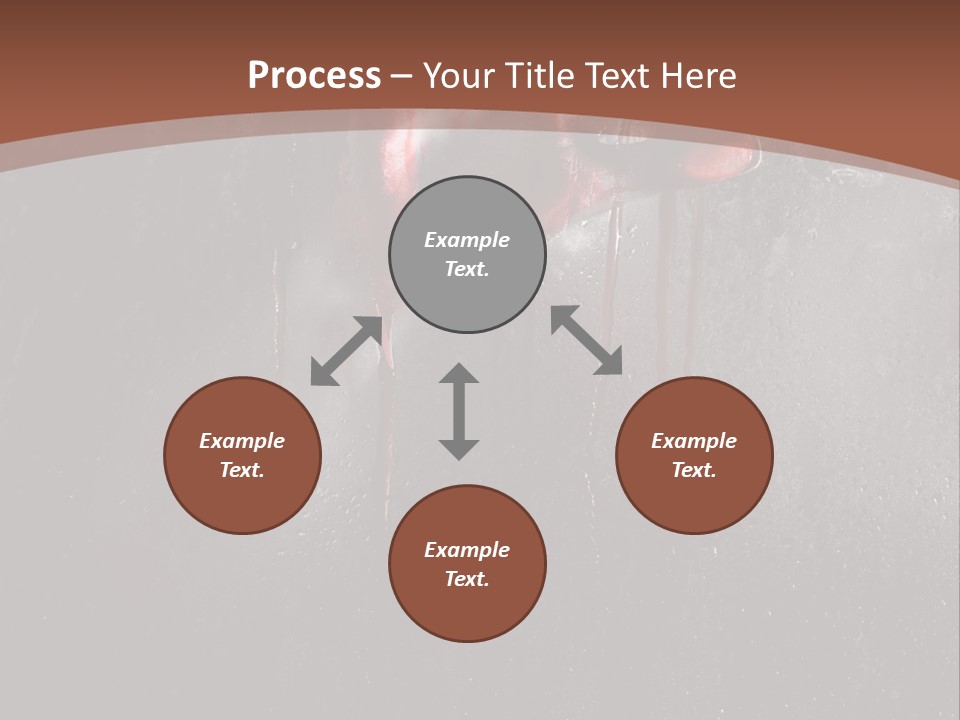 Red Spooky Kidnap PowerPoint Template
