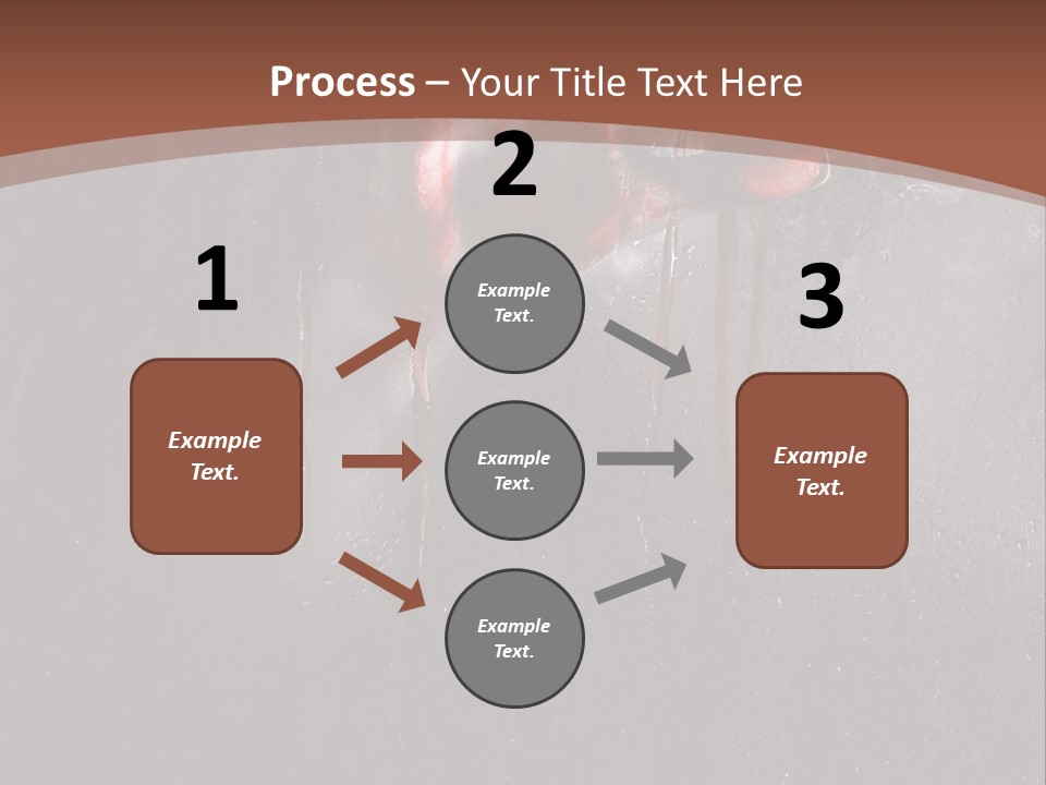 Red Spooky Kidnap PowerPoint Template