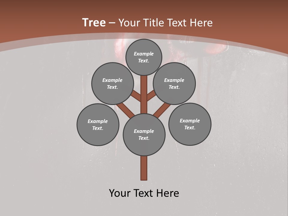 Red Spooky Kidnap PowerPoint Template